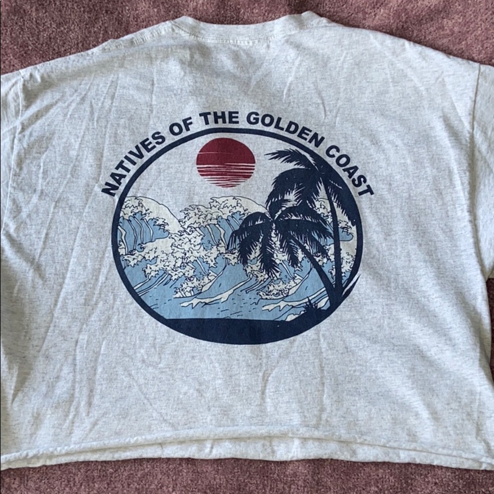 Brandy Melville Natives of the Golden Coast crop